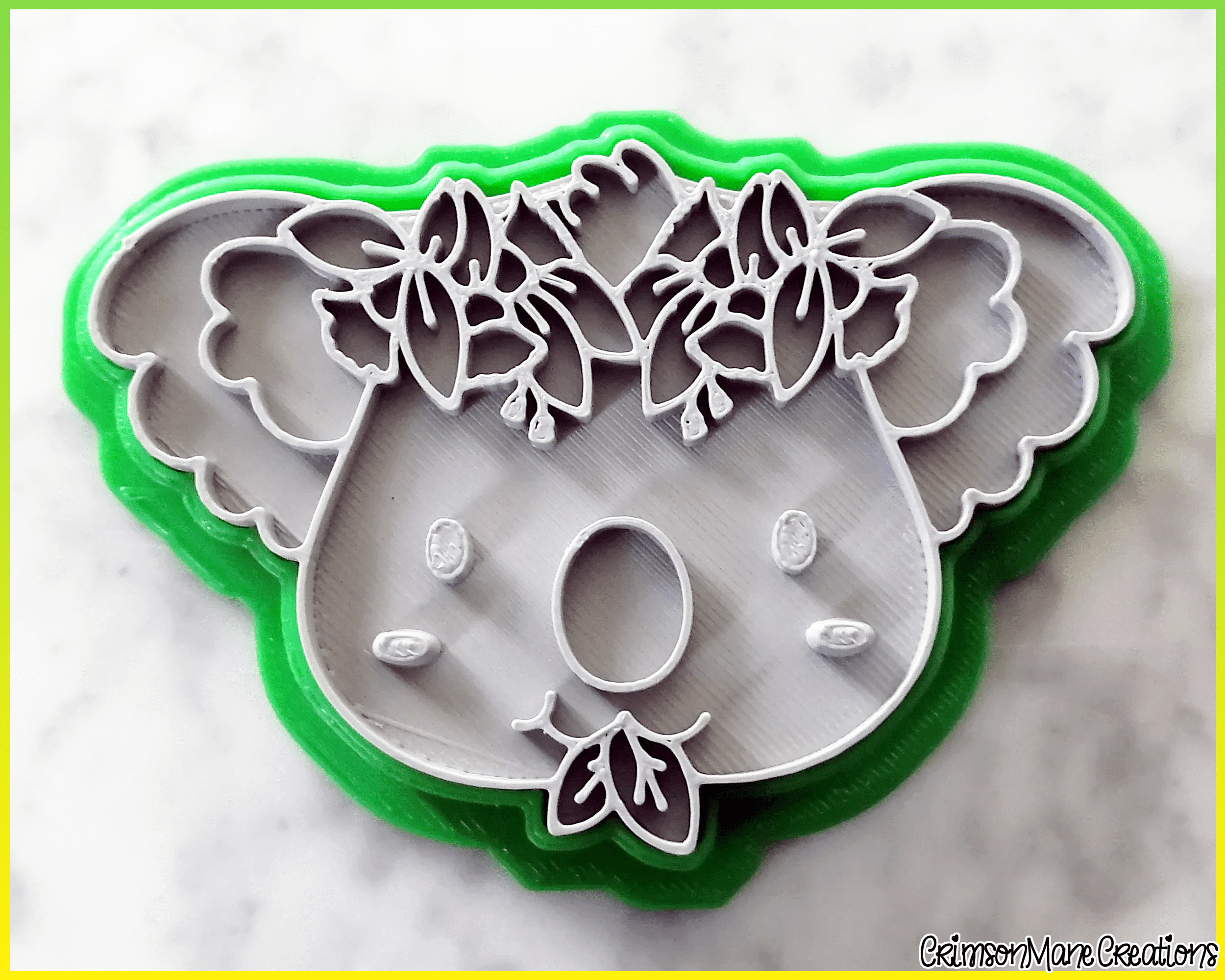 Koala Flower Crown Cookie Cutter - Image 4