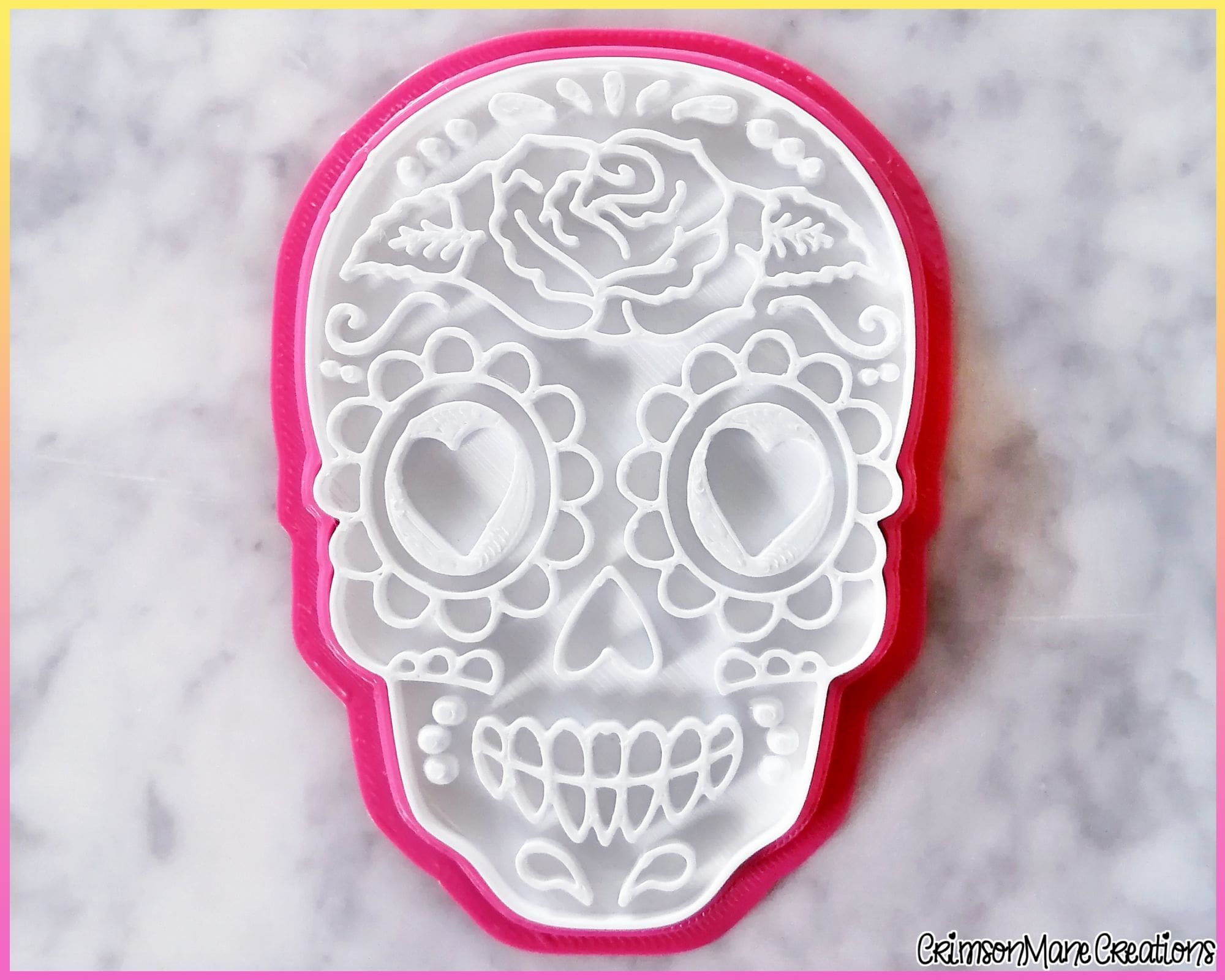 Sugar Skull Cookie Cutter - Image 3