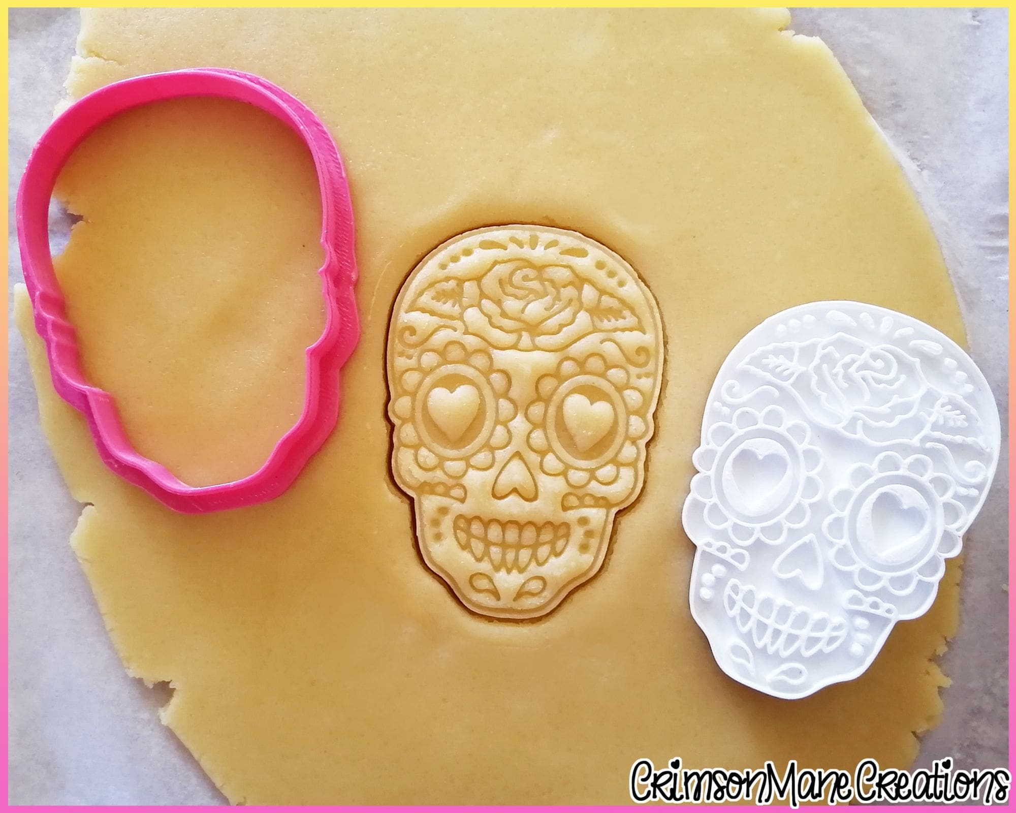 Sugar Skull Cookie Cutter - Image 2