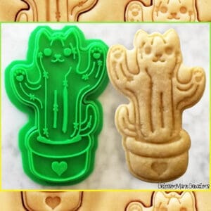 Cat Cactus Cookie Cutter